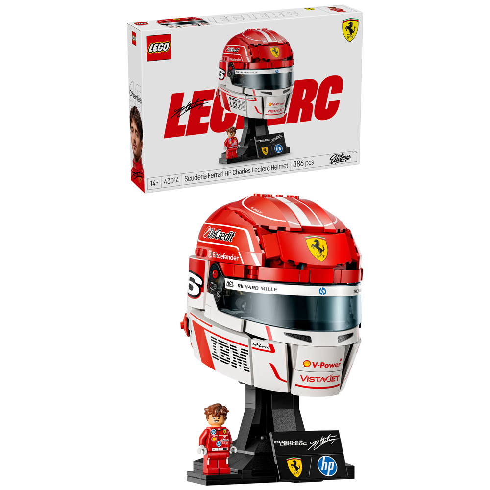 Lego Charles Leclerc Racing Helmet